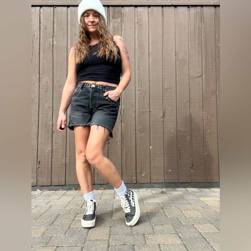 Vans Sk8 Hi Platform Sneakers Checkerboard Skate Shoes Women’s 6.5 - Picture 5 of 7